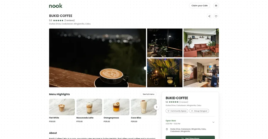Business portal — owner dashboard